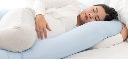 Sleeping at the side while pregnant